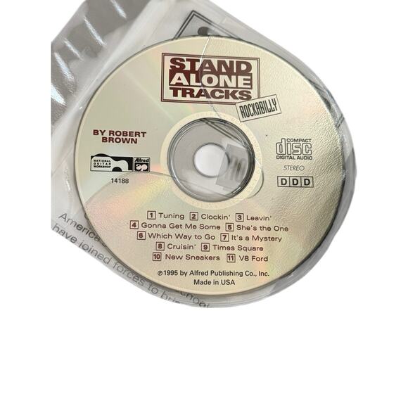 Rockabilly Stand Alone Tapes Practice Music Book CD Guitar Workshop Robert Brown - Picture 6 of 7